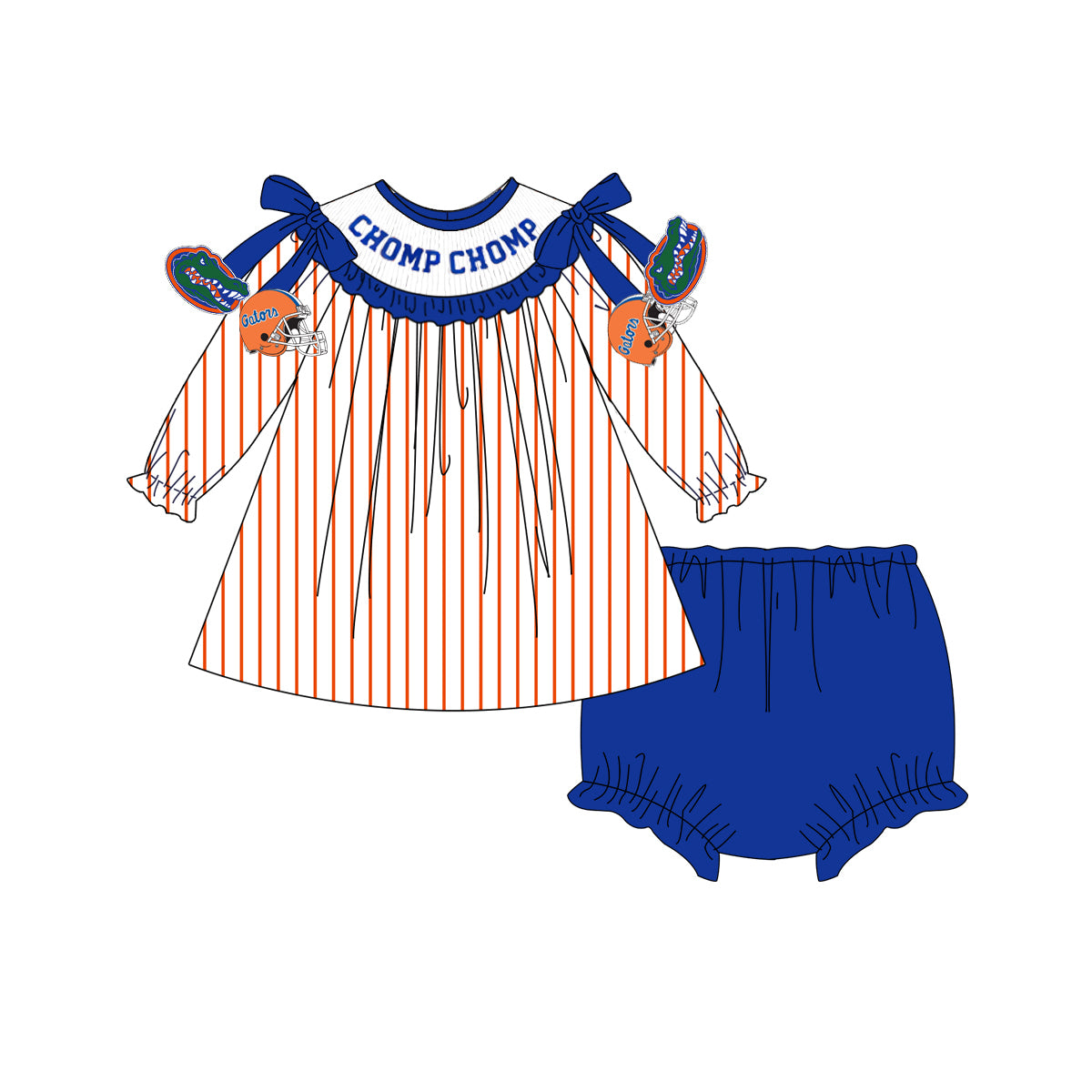PREORDER FLORIDA ALLIGATOR SMOCKS