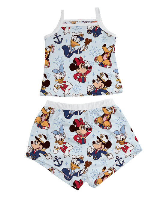 Nautical Cruise 2 Piece Tank Top Set