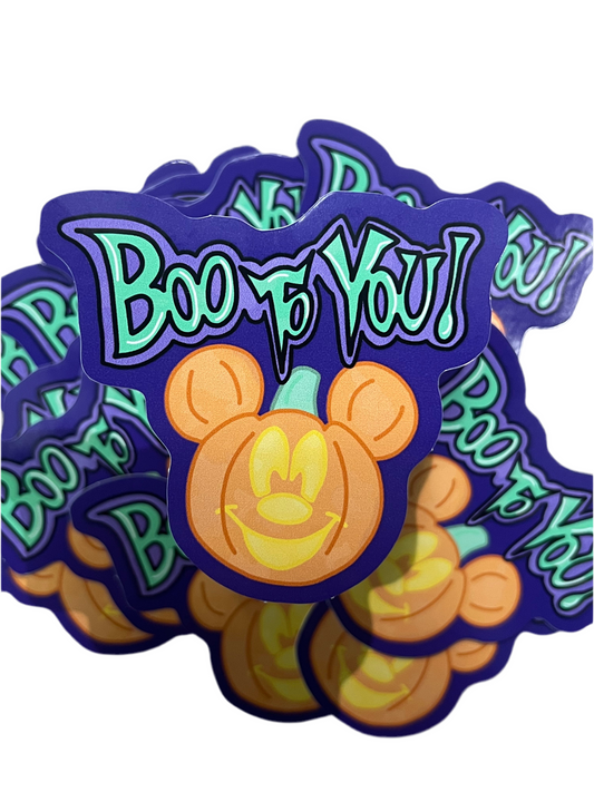 Boo to You Sticker