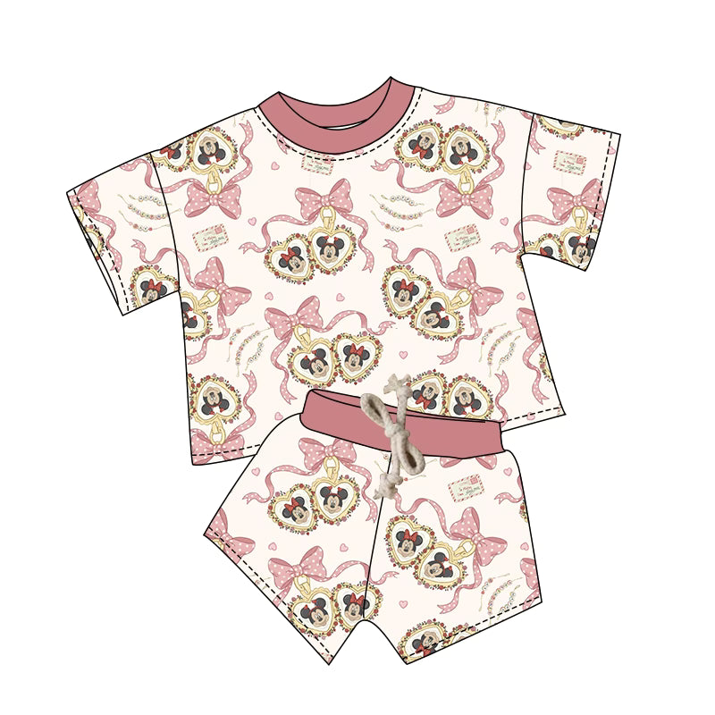 Love Heart Locket Knit Two Piece Set